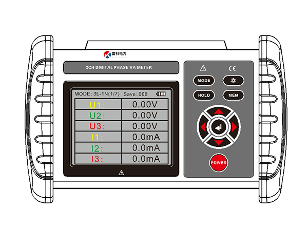 Reke2020三相電壓功率因數測試儀